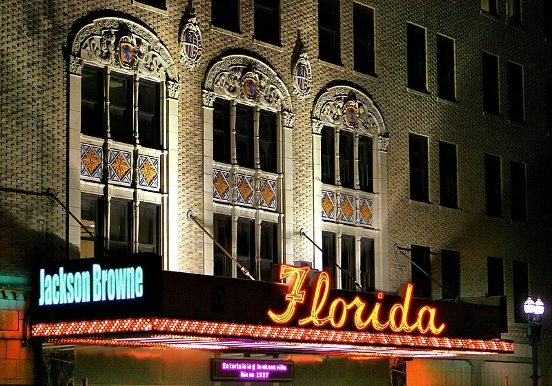 Florida Theater at night