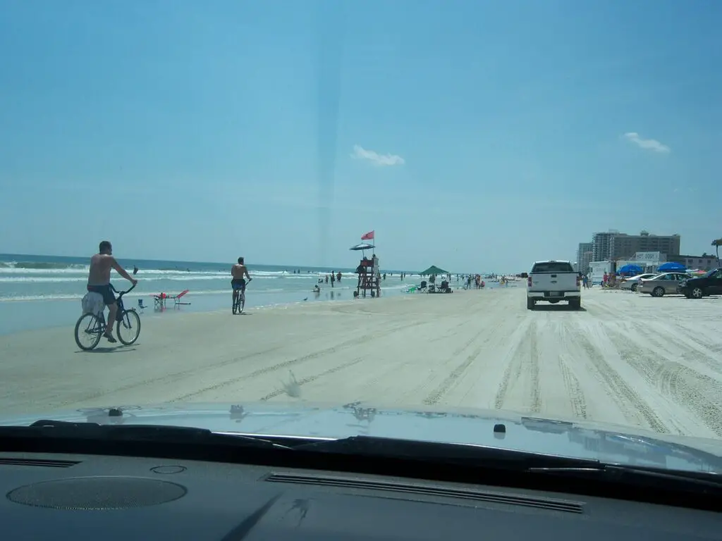 Driving on the Florida Beaches