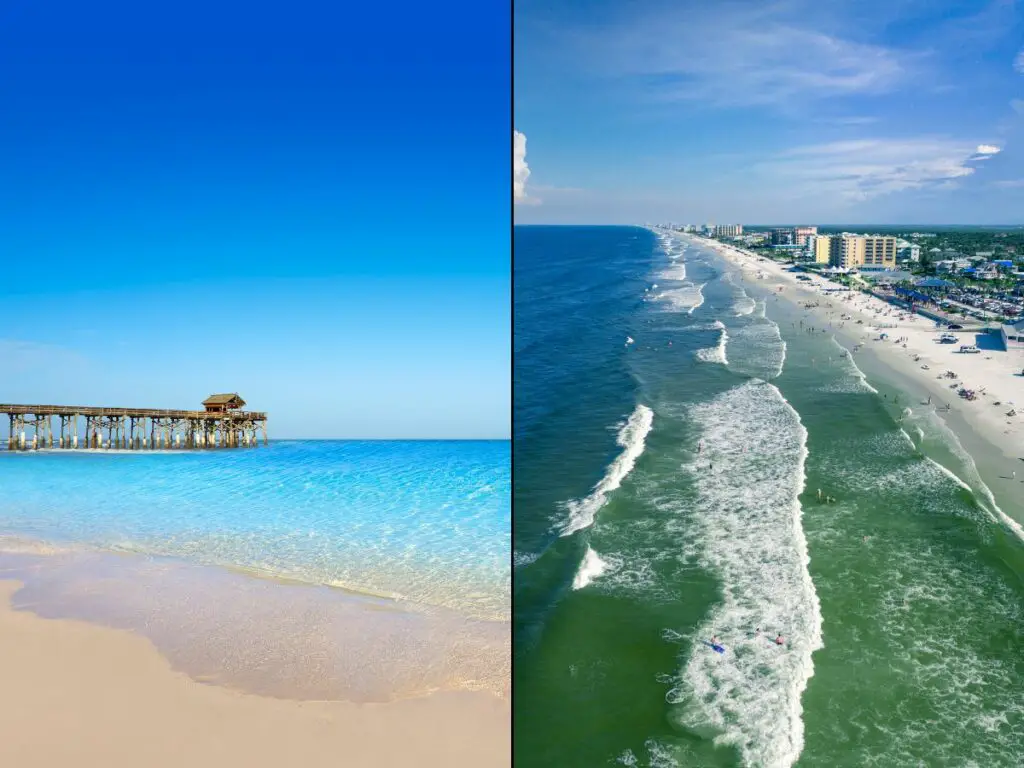 Cocoa Beach vs New Smyrna Beach